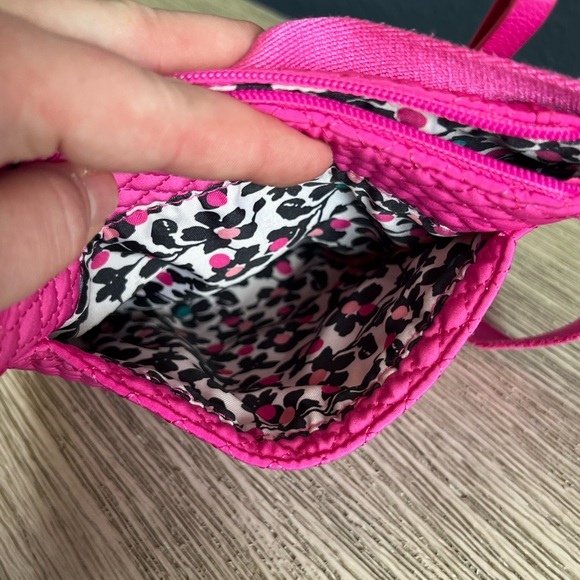 Vera Bradley Fuchsia Quilted Crossbody Bag - Picture 8 of 9
